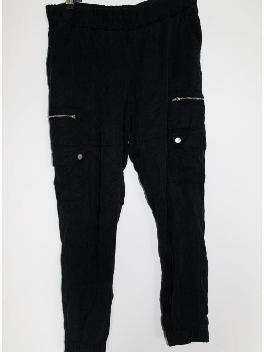 Guess Black Cargo Style pants joggers size S with pockets